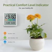 Nuevo Medidor De Temperatura Y Humedad Digital Para El Hogar 2025 LCD Sensor De Clima Estación Meteorológica Estilo De Soporte Para Pared Y Pieza Única - details 2