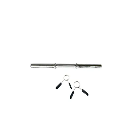 BARRA MANCUERNA 36CM CON FIJACIONES MUELLE - 1