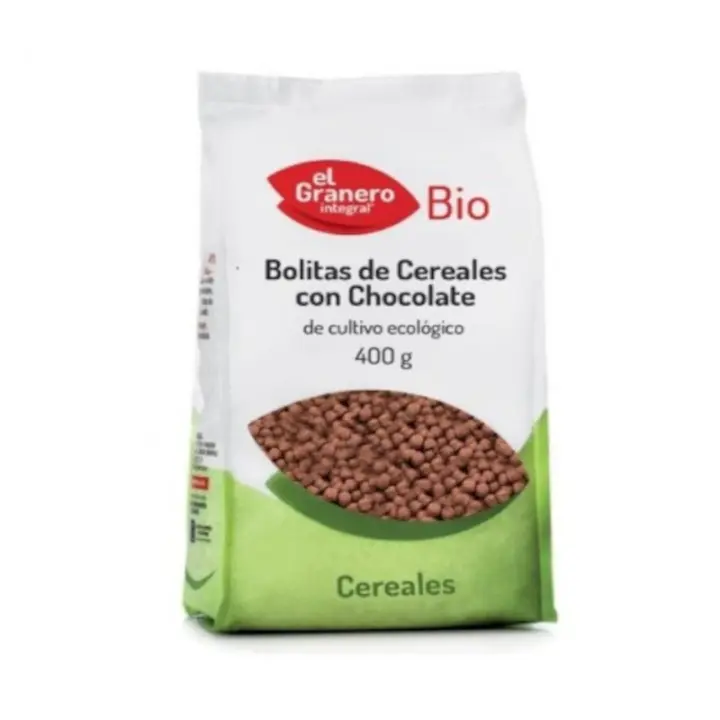 Bolitas De Cereales Con Chocolate Bio 400 gr El Granero - 1
