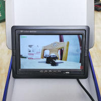 1024x600 AHD 7inch TFT LCD Car HD Monitor Rear View Monitor Support 1080P AHD Camera 2 x 4PIN Video Input - details 2