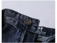 High Quality Jeans Para Hombre Negocios Casual Stretch Denim Azul Clásico Trousers Trabajo Moda Cierre De Cremallera Midweight Slim - details 13
