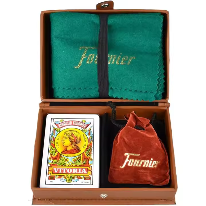 Conjunto juego de Muss Fournier en caja de cuero sintético - 1
