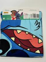 Poncho para Playa Piscina Stitch Azul Oficial 55x110cm infantil de microfibra para niños - details 2