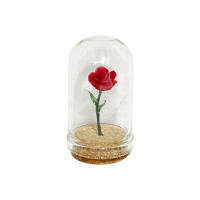 Cubierta Protectora De Vidrio Para Miniatura De Rosa 1PC Escala Modelo Miniatura Ornamentos Simulación Decoración Para El Hogar Y Artesanías - details 5