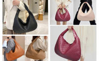 2024 Nuevo Bolso de Mujer-Bolso Hobo Textil hand de cuero Vegan-Bolso grande para axilas - details 7
