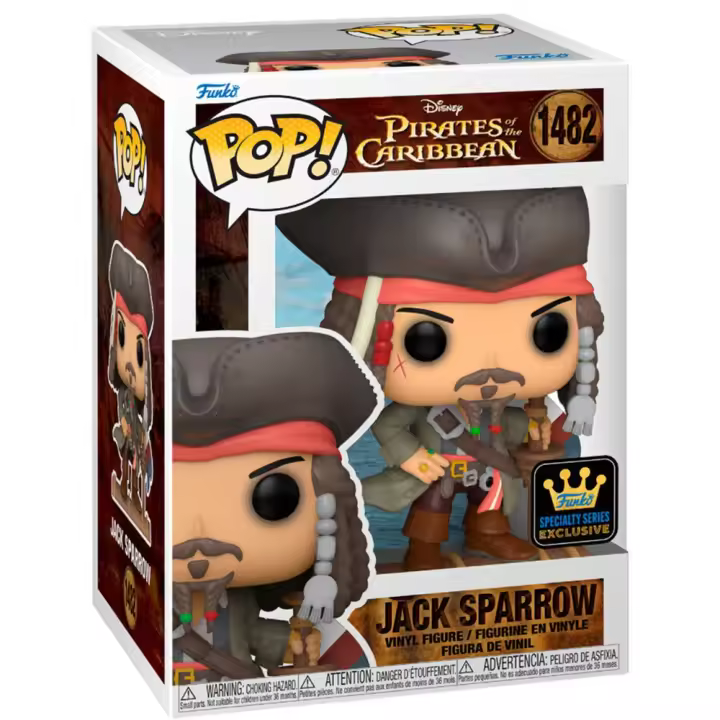 Funko Pop! Piratas del Caribe Jack Sparrow Exclusive - Figura de Vinilo Coleccionable - Movies Fans - 1