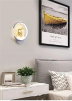 Lámpara De Pared Moderna Nórdica Para Decoración Creativa Y Personalizada Metal Luces De Lujo Para Dormitorio Sala De Estar Restaurante - details 5
