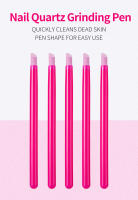 5Pcs Lápiz De Cuidado De Uñas De Cuarzo Para Cutícula Y Piel Muerta Herramienta De Manicura Con Portaherramientas De Plástico Seguro Y Rápido Para Uñas Naturales - details 0