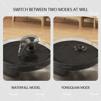 Fuente de agua para gatos, silenciosa, móvil, para mascotas, gatos y perros, artefacto alimentador de agua con circulación automática, gran capacidad - details 2