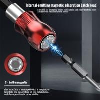 Soporte De Broca Magnético Eléctrico Con Retención Rápida De Hexágono 1/4 Pulgada Y Extensión Rod 60/100/150mm Herramienta De Trabajo Para Electrónica - details 6