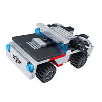 COGO Transformación De Robot a Avión Juguetes De Bloques De Construcción Serie Militar Regalo Para Niños (774 Piezas) - details 32
