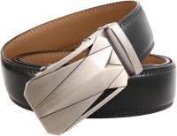 Cinturón de cuero genuino para hombre, cinturón automático de lujo, cinturón para jeans, cinturón ajustable - details 1