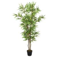 vidaXL Árbol de Bambú Artificial con Hojas Planta Falsa en Maceta Dimensiones 14 x 80 cm (368 hojas),  16 x 120 cm (552 hojas),  16 x 150 cm (828 hojas) y mas - details 4