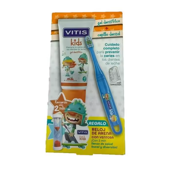 VITIS KIDS GEL DENTIFRICO 50 ML + CEPILLO + REGALO - 1