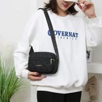 Nueva Moda Bolso De Hombro Para Mujer En Nylon Con Bordado Cierre De Cremallera Casual Bolso Cuadrado De Mujer Con Estilo - details 7