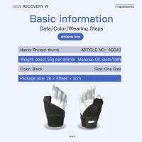 Soporte Flexible Para Muñeca Y Dedo Del Pulgar Para Tratamiento De Tendinitis Y Artritis Protección Transpirable De Poliéster - details 11