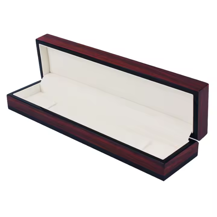Caja de Joyería Retro para Escritorio Organizador de Almacenamiento de Joyas Portátil para Anillos Pendientes Collares Pulseras Material de Lija + PU Forma Irregular - 1