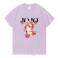 Camiseta Unisex Jojo Bizarre Adventure Anime Kawaii Manga Jojo Camiseta Gráfica Corta Para Hombres Y Mujeres Casual Primavera Otoño - details 3
