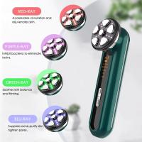 Facial de microcorriente, máquina de estiramiento Facial, masajeador de estiramiento de piel del Cuello, therapy De Luz LED, vibración, rejuvenecimiento, herramienta de Belleza - details 2