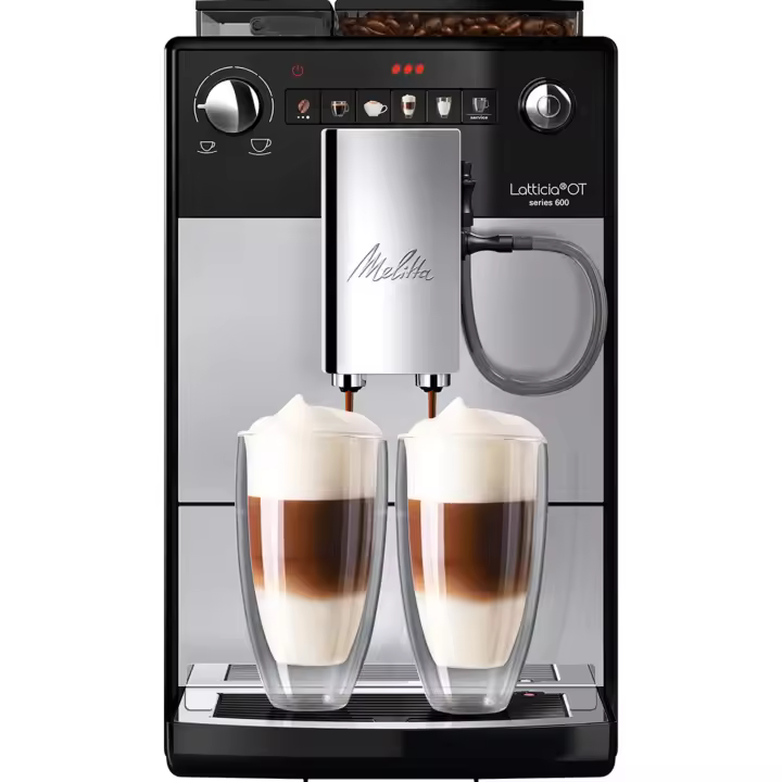 Melitta Cafetera Superautomática Melitta Latticia OT F300-101 Doble Espumado Depósitos XL - 1