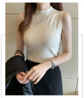 Top De Hombros Desnudos Para Mujer Verano Versátil Basic Solido Camiseta Casual Cuello Redondo Delgada Tees Vestido De Mujer - details 7