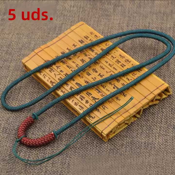5Pcs Lanyard Para Collar De Pendiente Para Hombres Y Mujeres Cadena Multicolor DIY Joyería Accesorios Material De Nylon - 1