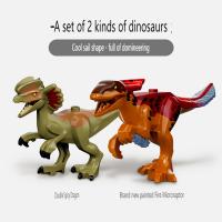 Bloques De Construcción De Dinosaurio Microraptor Y Spinosaurus Para Niños 303 Piezas Camión De Transporte De Mundo Prehistórico Juguete Educativo Regalo Para Niños - details 3