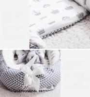 Cuna De Bebé Portátil 85x50cm Con Almohada Y Frontera De Seguridad Algodón Cradle Para Recién Nacidos Lounger Infantil Co-sueño Cuna De Bajo Peso - details 7