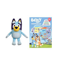bluey peluche soft 18cm con 100 pegatinas,con colormagic con actividades,para cumpleano,regalo,ninos, - details 0