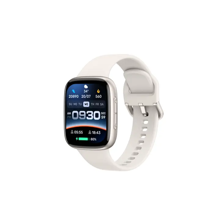 Reloj inteligente con pantalla AMOLED HD, frecuencia cardíaca, oxígeno en sangre, salud, Bluetooth, información de llamadas, reloj multideportivo (2025) - 1