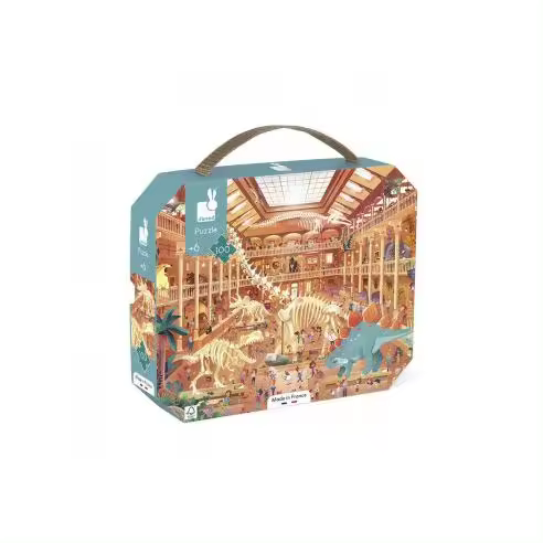 Puzzle del museo de historia natural - 100 piezas- Janod J02606 JU02606 JANOD - 1