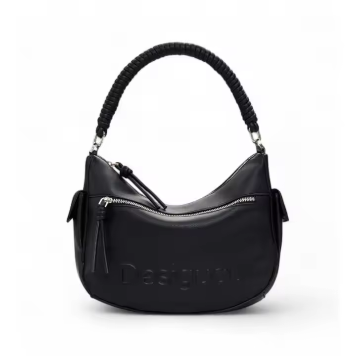 Desigual | Mujer | Bolso Logo negro - 1