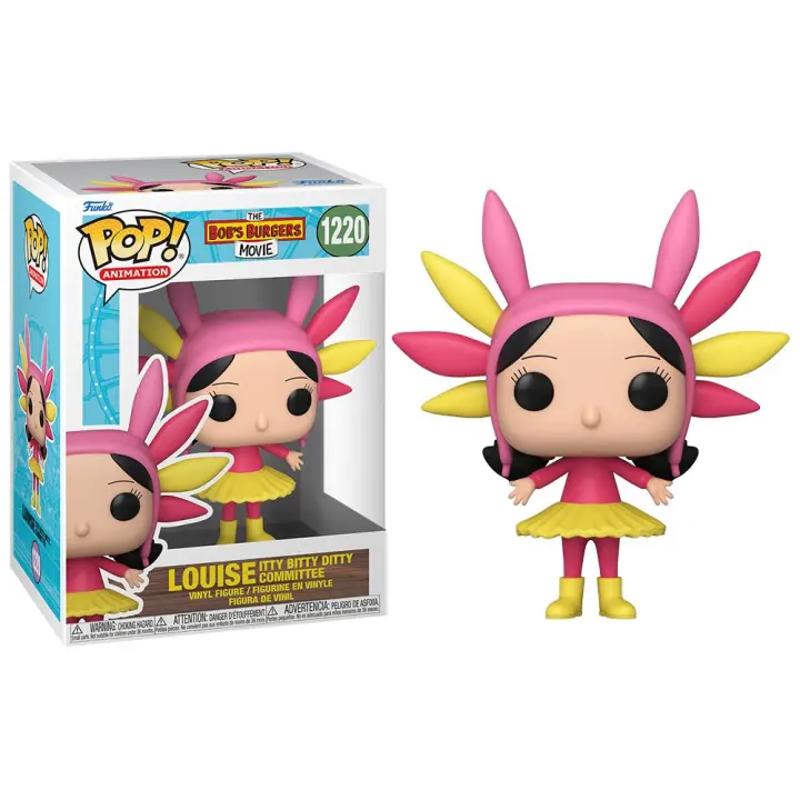 Funko Pop! Bob’s Burgers: La Película - Band Louise, 57595, Nº1220 - 1