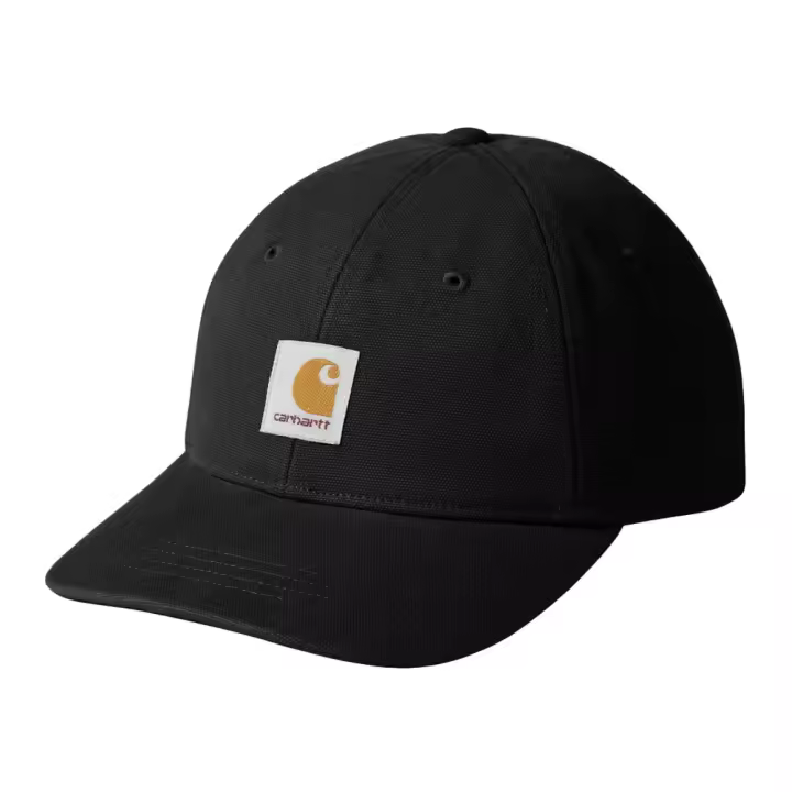 Gorra Negro Carhartt Icon Cap Black de Seis Paneles - 1