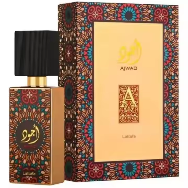 Perfume árabe Ajwad Lattafa 60ml , Fragancia  árabe de mujer original , Colonia femenina 60ml ,Ajwad Lataffa - 1