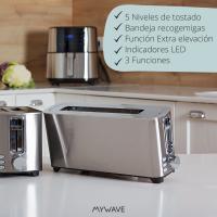 MyWave MWTOS-IL Tostador Largo de 1 Ranura Inox - details 2