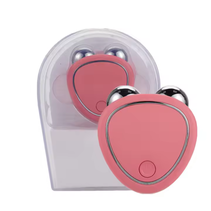 Máquina De Levantamiento Facial EMS Masajeador Facial Microcorriente Rodillo Rejuvenecimiento Ajuste De Cuero Antiarrugas Carga USB - 1