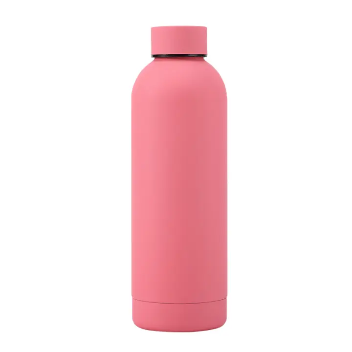 Botella de Acero Inoxidable Pequeña de Boca Reutilizable 304 Refrigerada Caliente para 12 Horas - 1
