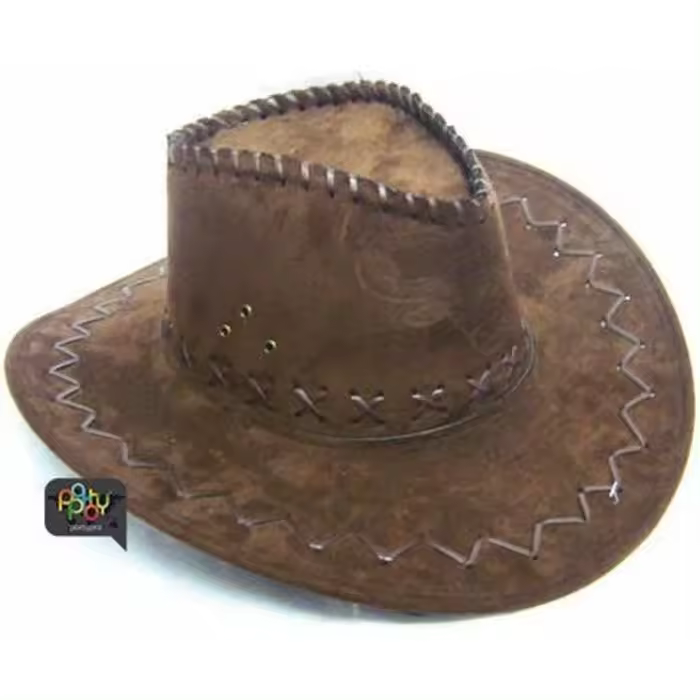 Sombrero de Vaquero-Búpalo de Lujo-Marrón-Accesorio de Moda - Exterior - 1