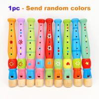 De flauta de madera instrumento de música trompeta Buglet Hooter niños juguete educativo de aprendizaje para - details 2