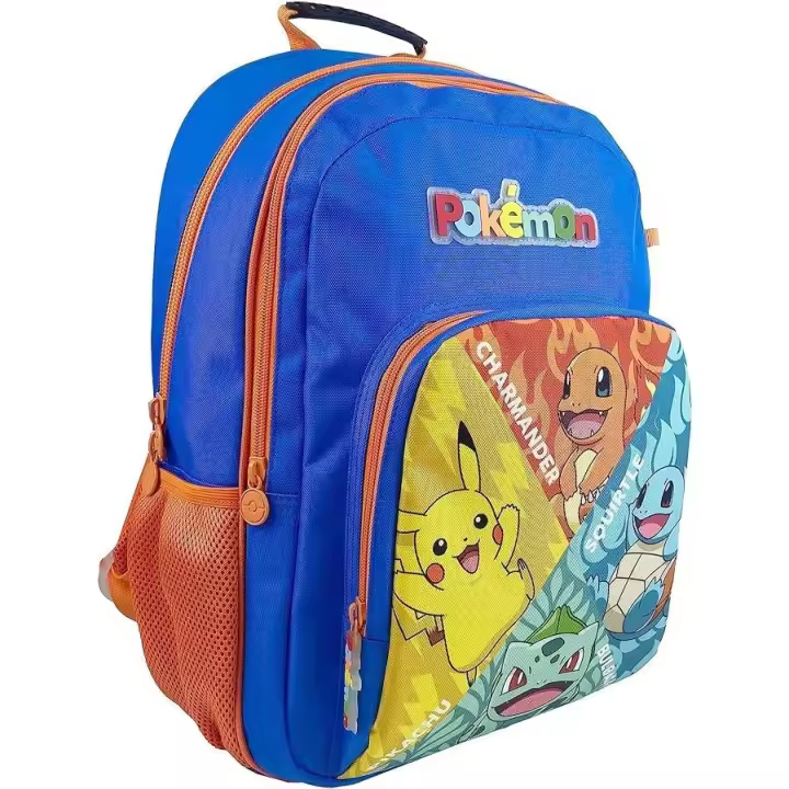 MOCHILA ESCOLAR POKEMON KANTO STARTERS. Accesorio moderno y funcional, ideal para el uso diario. Diseño cómodo y de calidad para complementar tu estilo con personalidad. - 1