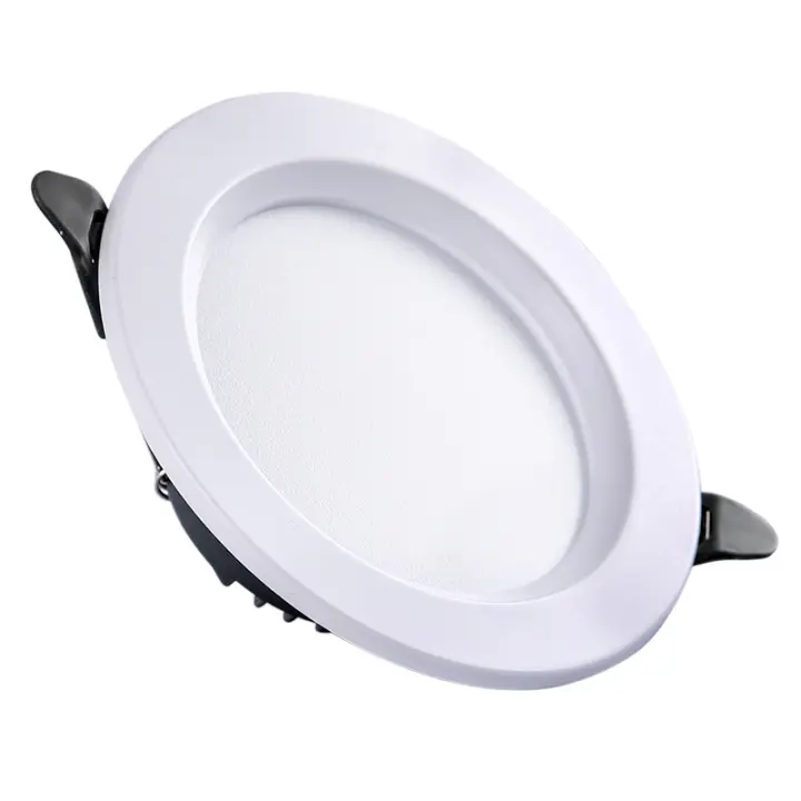 4 x 12V LED Recessed Ceiling Lights Campervan Dimmable Downlights for Motorhome Boat Van Caravan Yacht Bathroom(Black, Warm White 3200K) - 1
