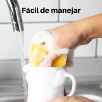 Estropajo de Cocina Ecológico para Fregar. Pack de 8 Estropajos Cocinas Resistentes y Duraderos para una Limpieza Fácil. Esponja Limpieza De Dos Lados de Larga Duración - details 2