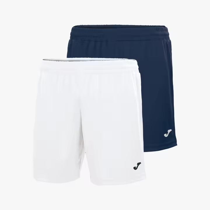 Pack de 2 Shorts Hombre Joma 100822 Blanco y Marino Transpirable - 1