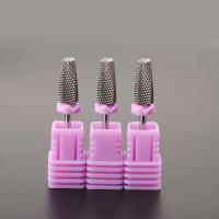 Conjunto De 5 En 1 Brocas De Carburo De Tungsteno Para Uñas Pulidoras Pedicura Eliminador De Uñas De Acrílico Y Gel Herramientas De Pulido - Extra Fino - details 3