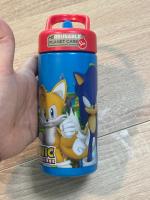 Botella de agua deportiva con pajita y asa Sonic de 410ml - details 2