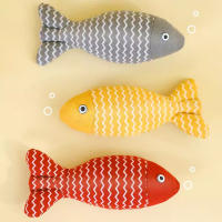 Juguete De Pescado Para Gato MADDEN Simulación De Pescado Con Menta Juguete Interactivo Para Gatos Y Gatitos Almohadilla De Raspadura Regalo Para Mascotas - details 5