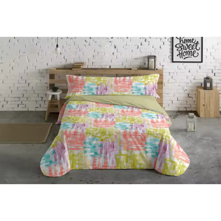 Funda Nórdica Pierre Cardin Colors Verde 144 Hilos 180 x 230 cm - 1