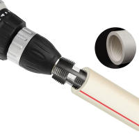 Abre Tornillos De Agua PPR De 4/6/1 Pulgadas Para Tubo De Plástico PVC Herramienta De Tapered Pipe Thread Tap Para Reparación De Plomería - details 3
