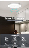 Lámpara De Techo LED Con Sensor De Movimiento 8W 16W AC220V Luz Fría Sensor Automático Fotosensible Decoración Para Casa Pasillo Garage - details 0